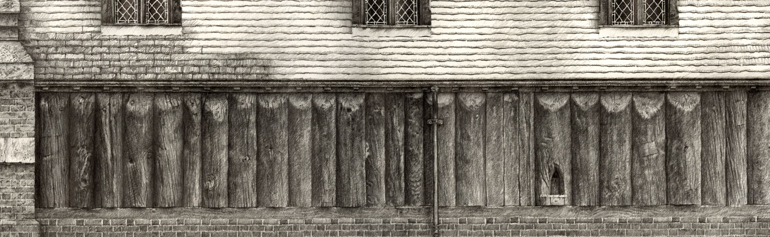 greensted church measured drawing